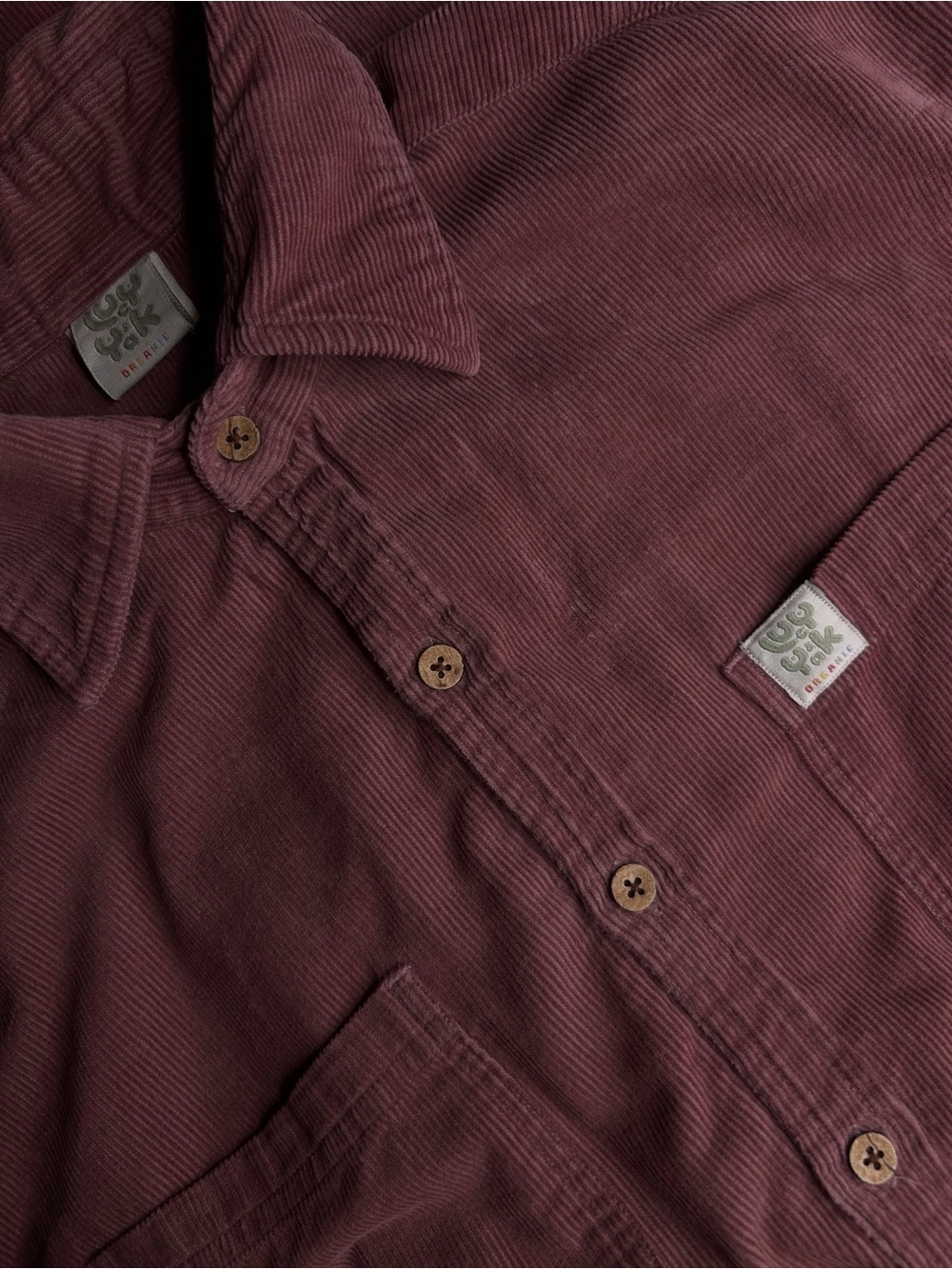 LUCY & YAK Dusty Rose Corduroy Utility Jumpsuit